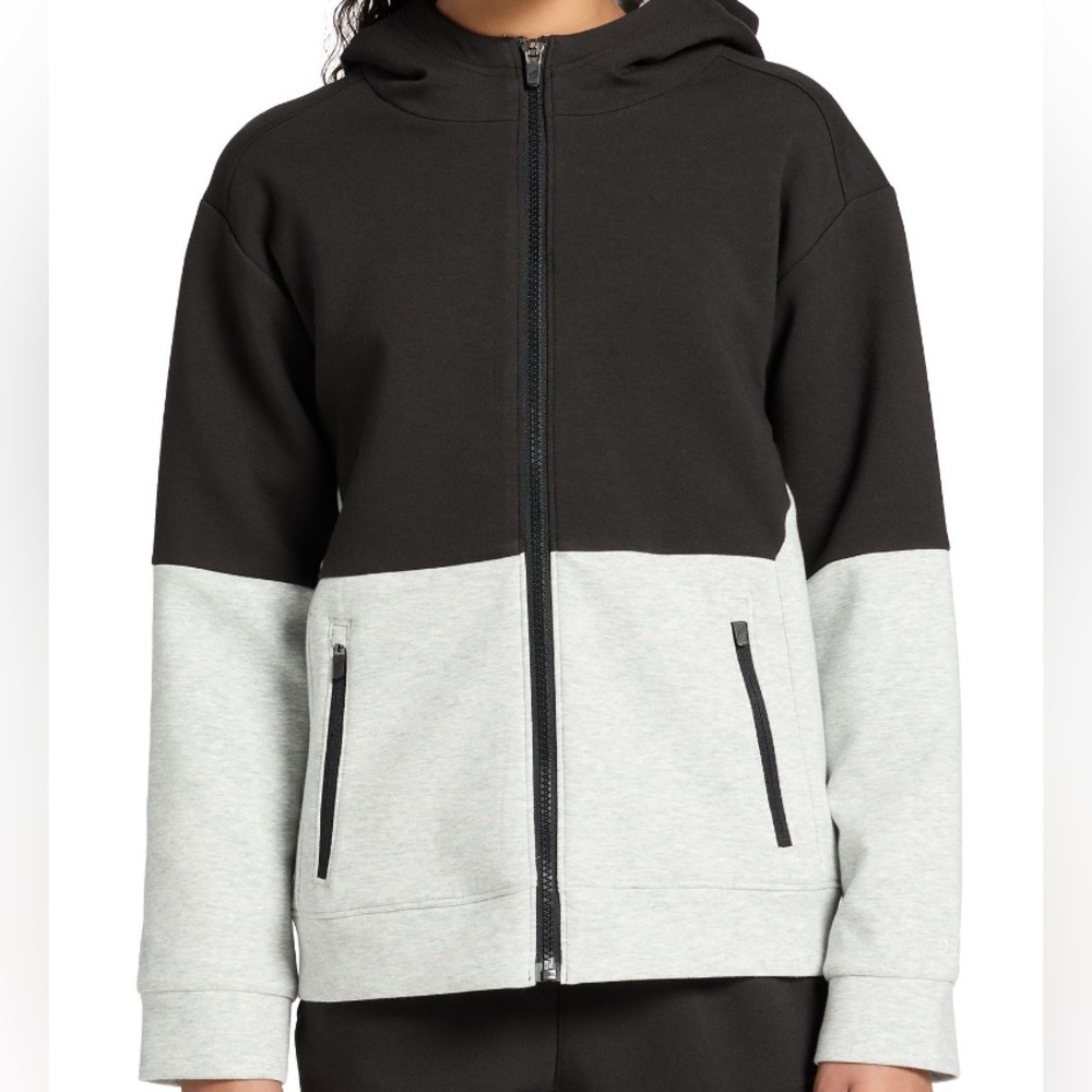 NWT [DSG] Two-Tone Hooded Full-Zip Sport Fleece Sherpa Jackets Kids Sz M (10/12) - Picture 2 of 12